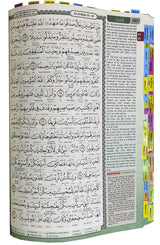 Al-Quran Al-Karim: The Noble Quran with 200 Verse Tags and 30 Juz Tags (Medium B5 Size, 6.9" x 9.8", Colors May Vary)