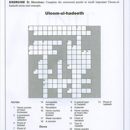 Learning Islam Workbook: Level 6 (12th Grade)  Weekend/International Edition