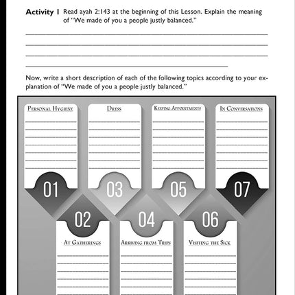 Iqra' Wise (Weekend Islamic School Excellence) Workbook: Grade six