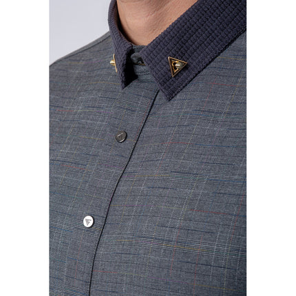 Lawung 2024 Smart Thobe - Premium Suit Fabric - Gray AAR2403