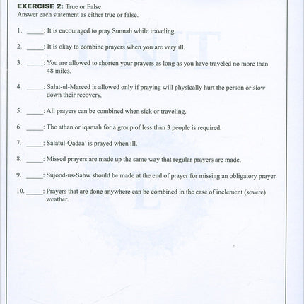 Learning Islam Workbook: Level 2 (8th Grade, Weekend/International Edition