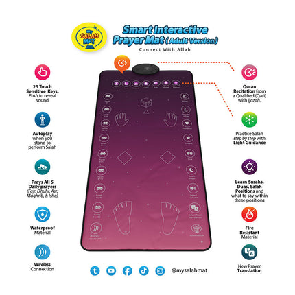 My Salah Mat (Original, Rahma Smart Interactive Adult Prayer Mat)