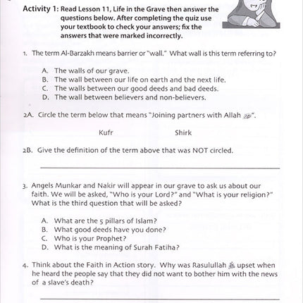 We Are Muslims Workbook: Grade 6