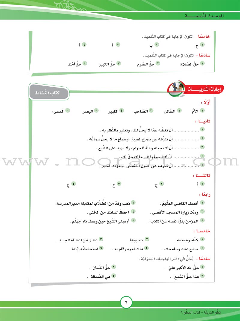 ICO Learn Arabic Teacher Guide: Level 9, Part 2 (Interactive CD-ROM) تعلم العربية