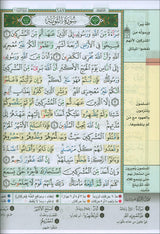 Tajweed and Memorization Quran (Abbreviations to Facilitate understanding & memorizing the Qur'an - Velvet Cover (5"x7")) مصحف التجويد والتحفيظ