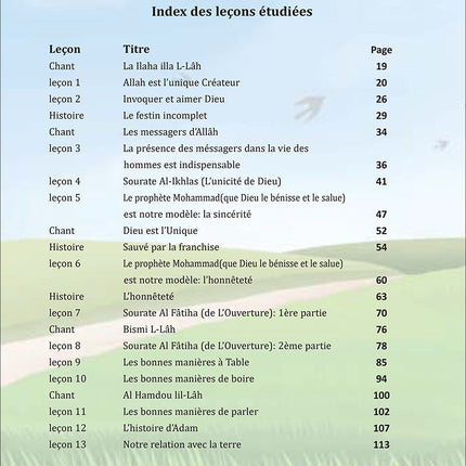 Kalimah Tayibah Textbook: Level 1 (French Edition)