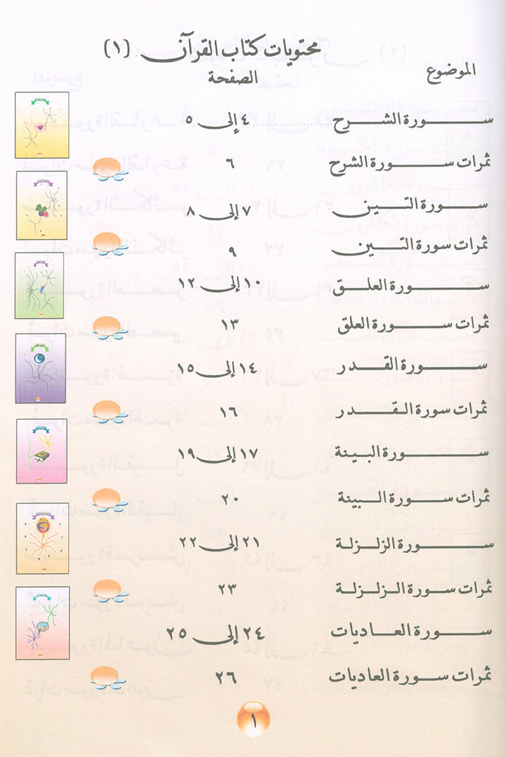 Nuri Series - Education through the Holy Quran: Book 1 (Juz' Amma) سلسة نوري للتربية بالقرآن الكريم