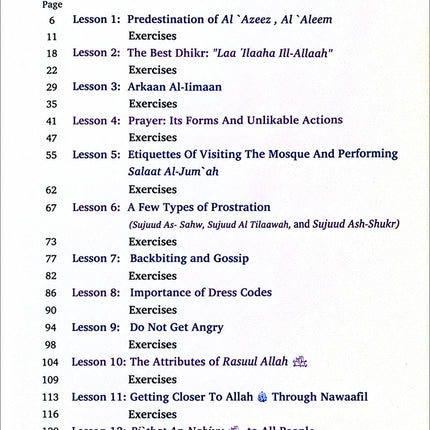 Kalimah Tayibah Workbook: Level 5 (English Edition)