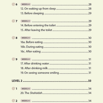 Essential Du'a's & Surahs: Book 1 (Madinah script)