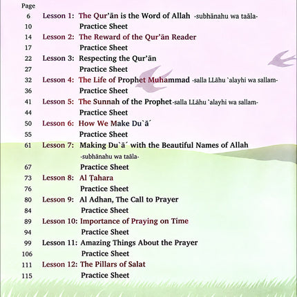 Kalimah Tayibah Workbook: Level 3 (English Edition)