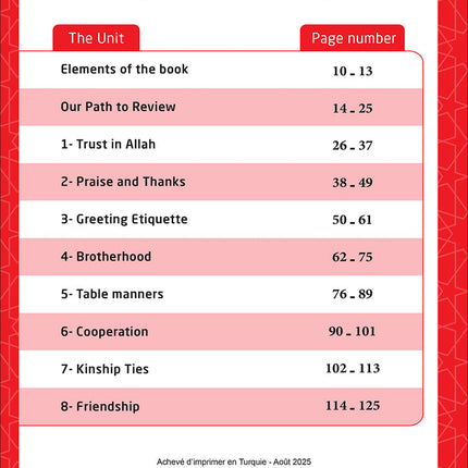 Sabilouna Islamic Education: Level 1 (English Version)