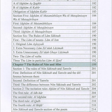 The Enlightenment - Tajweed Rules (English)