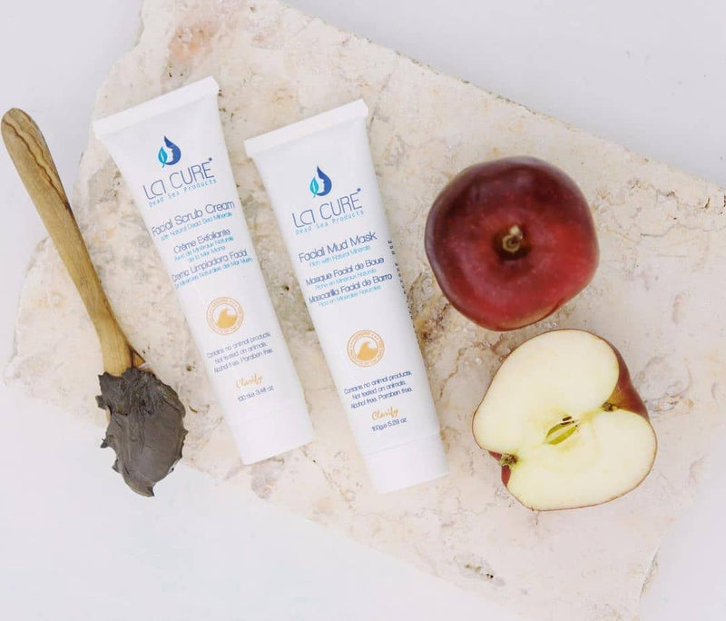 La Cure Dead Sea Facial Scrub Cream, for Radiant Glowing Skin - (3.4fl oz)