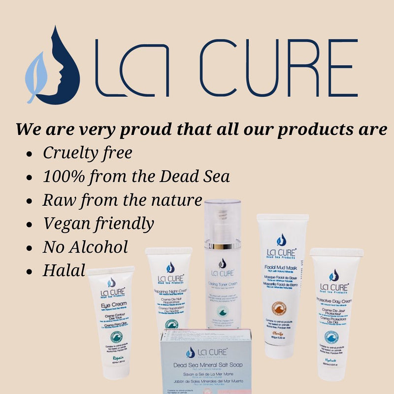 La Cure Dead Sea Facial Scrub Cream, for Radiant Glowing Skin - (3.4fl oz)
