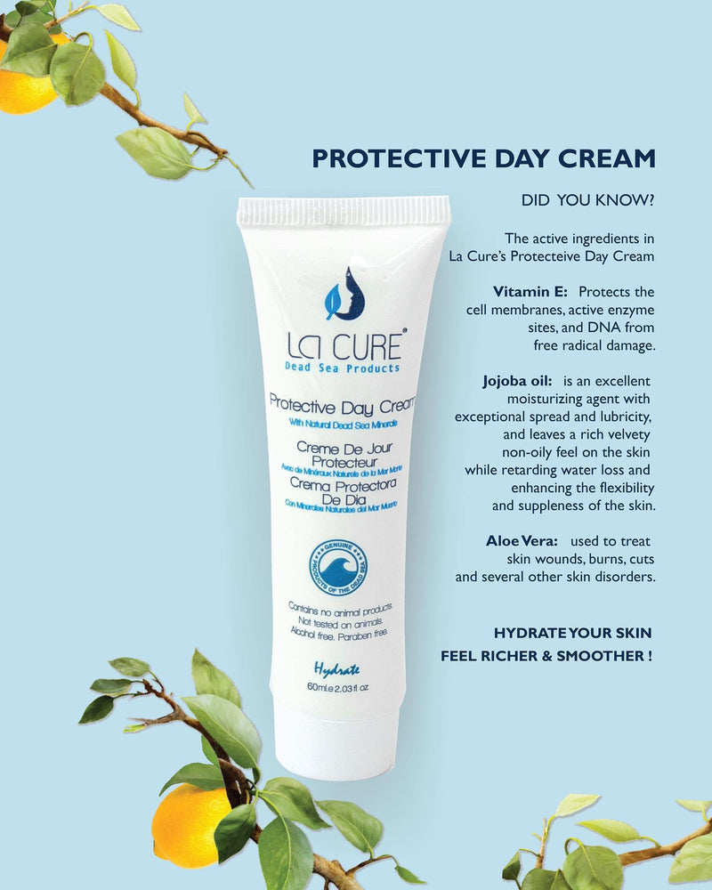 La Cure Dead Sea Protective Day Cream, It helps purify and nourish the skin, leaving it healthy, silky and smooth (2.03fl oz)