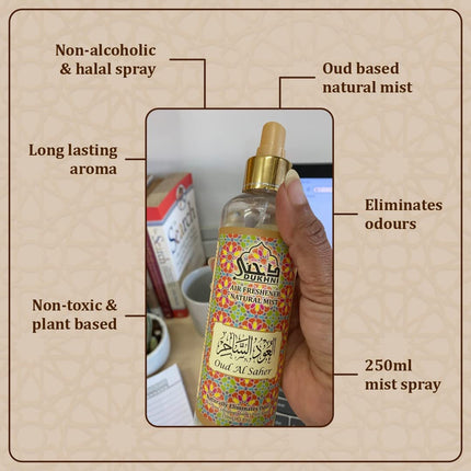 Al Faraash - Mist 250ml (Non-Alcoholic) Oud Al Saher