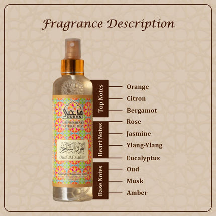 Al Faraash - Mist 250ml (Non-Alcoholic) Oud Ya Aini