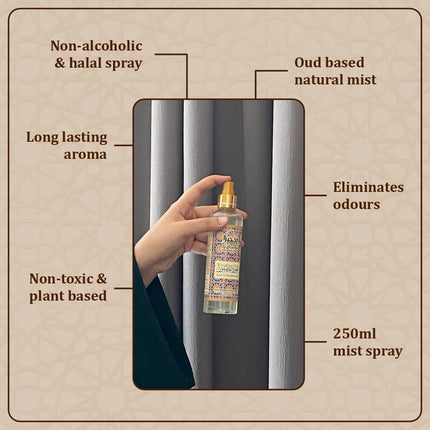 Al Faraash - Mist 250ml (Non-Alcoholic) Oud Al Madhmoon