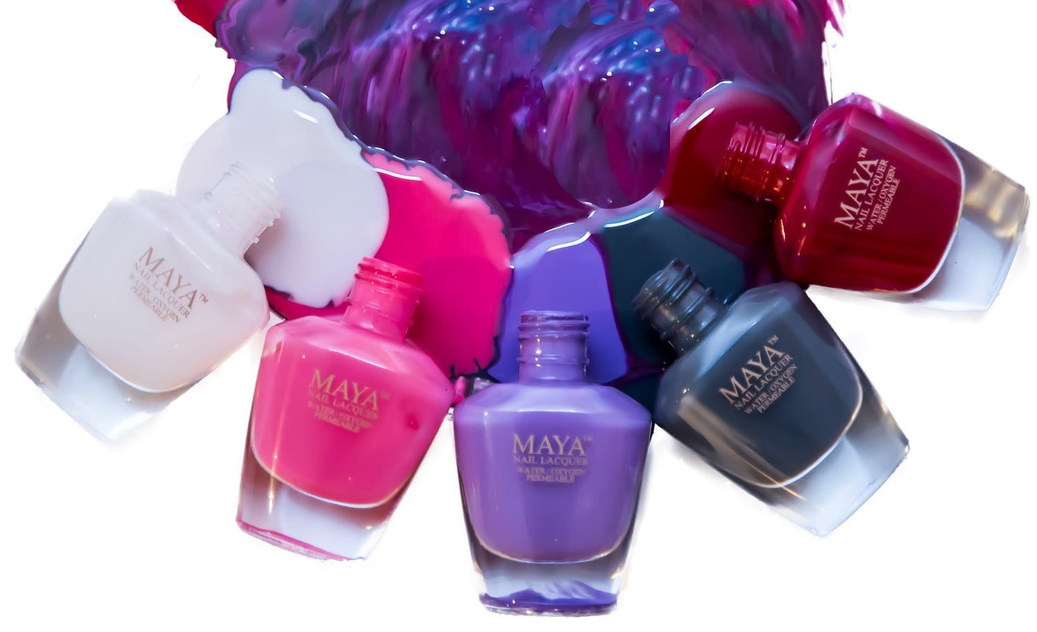 The Fuschia Breathable Nail Polish, Halal Nail Polish, Fast-Drying