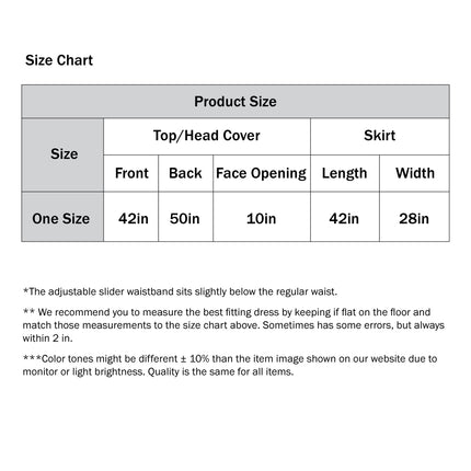 Women's Prayer Dress 2 Pieces Solid Color Plus Long Sleeve | One-Size | Hijab Abaya Suit