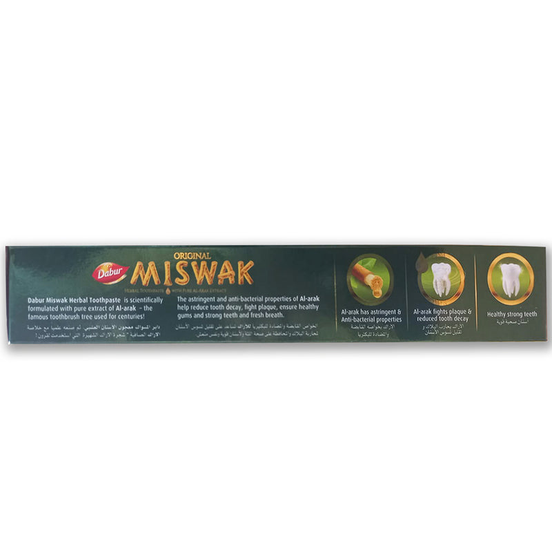 Dabur Miswak Herbal Toothpaste (Net Weight: 120g + 50g Free)