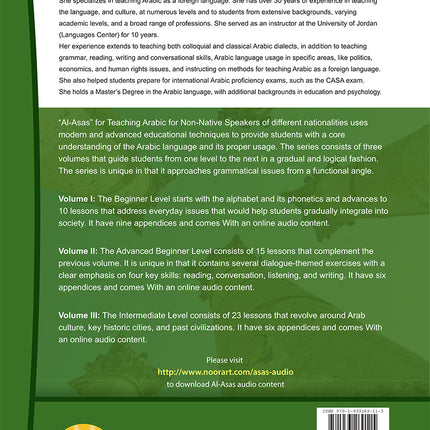 Al-Asas for Teaching Arabic for Non-Native Speakers: Part 3, Intermediate Level (with Online Audio Content)