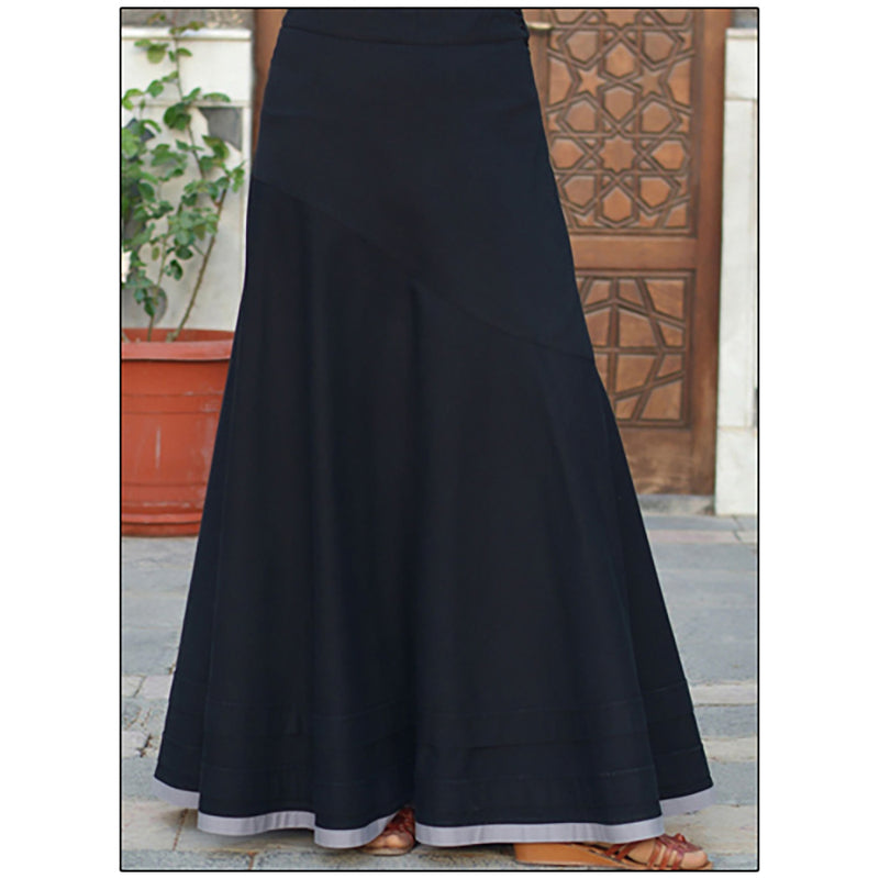 Shukr Asymmetrical Flared Skirt