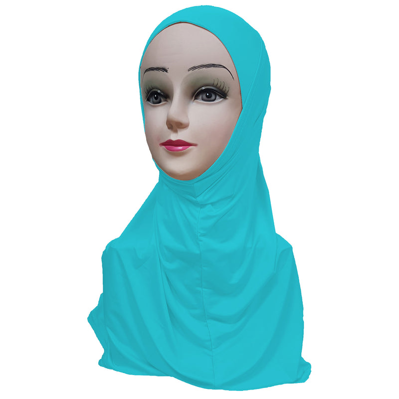 Women's Silky Amira Hijab Two Piece - Plain Color