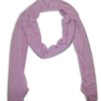 Women's Silky Scarf Wrap Shawl - Plain Color