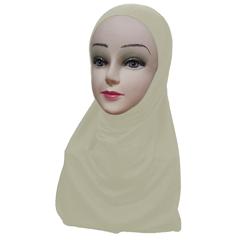Women's Cotton Amira Hijab Two Piece - Plain Color