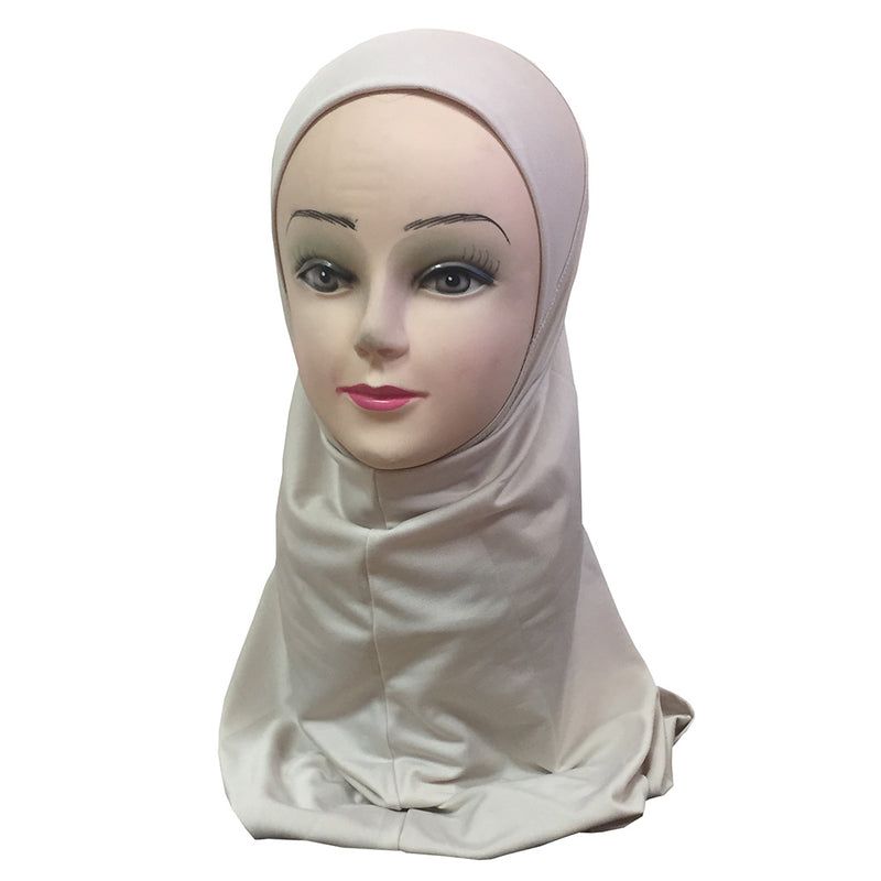 Women's Lycra Amira Hijab One Piece - Plain Color