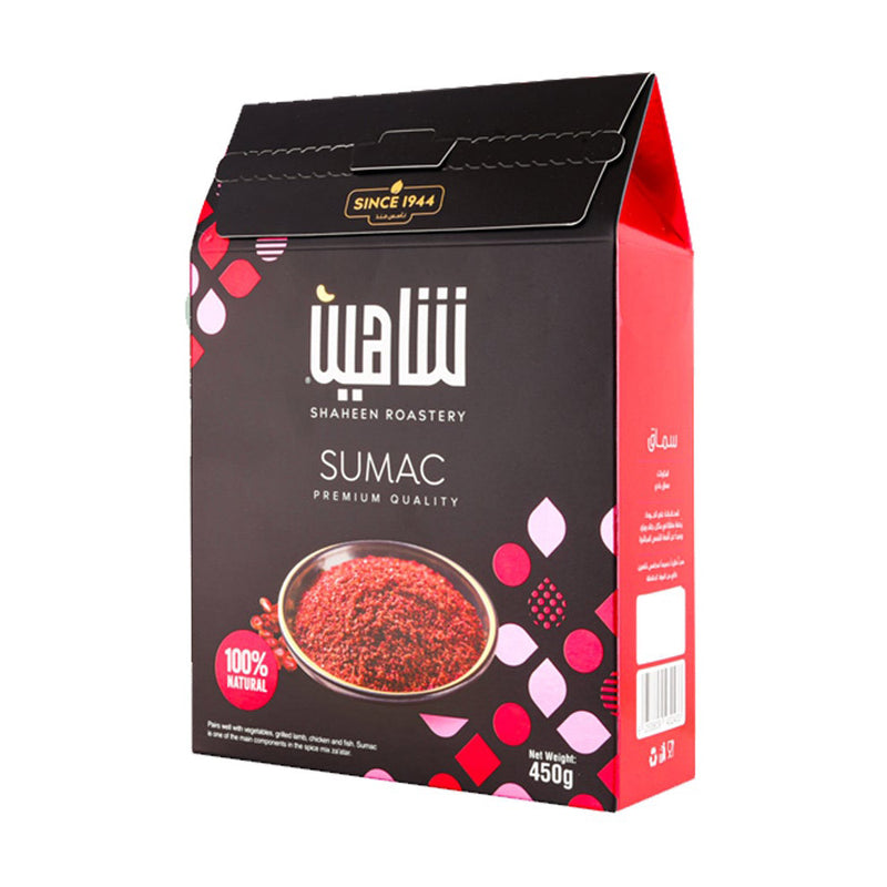 Shaheen Sumac Spice, Pure Ground Sumac, Sumac Seasoning,15.87oz - سماق