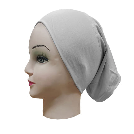 Women's Cotton Knit Tube Under Scarf - Plain Color