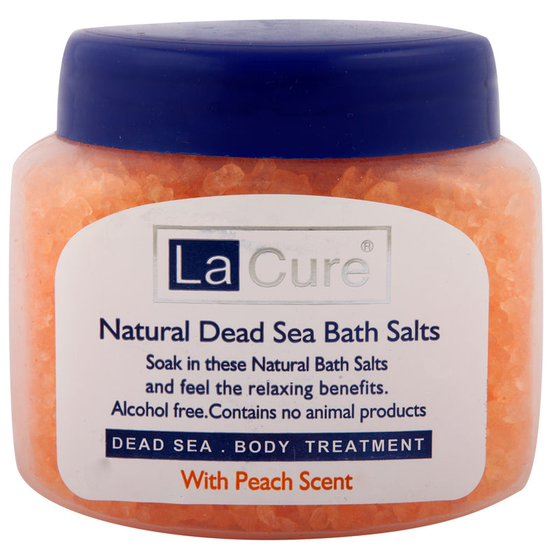 La Cure Natural Dead Sea Mineral Bath Salts (1.2lb) - Peach