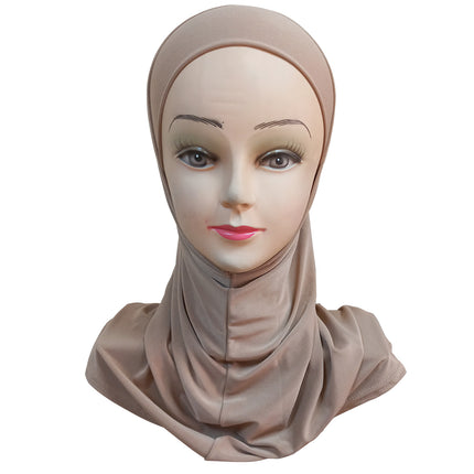 Women's Lycra Amira Hijab Two Piece - Plain Color