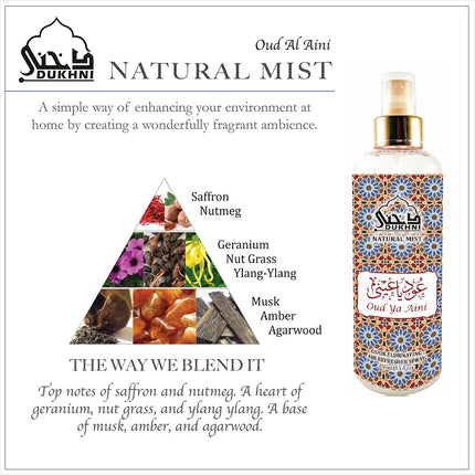 Al Faraash - Mist 250ml (Non-Alcoholic) Oud Ya Aini