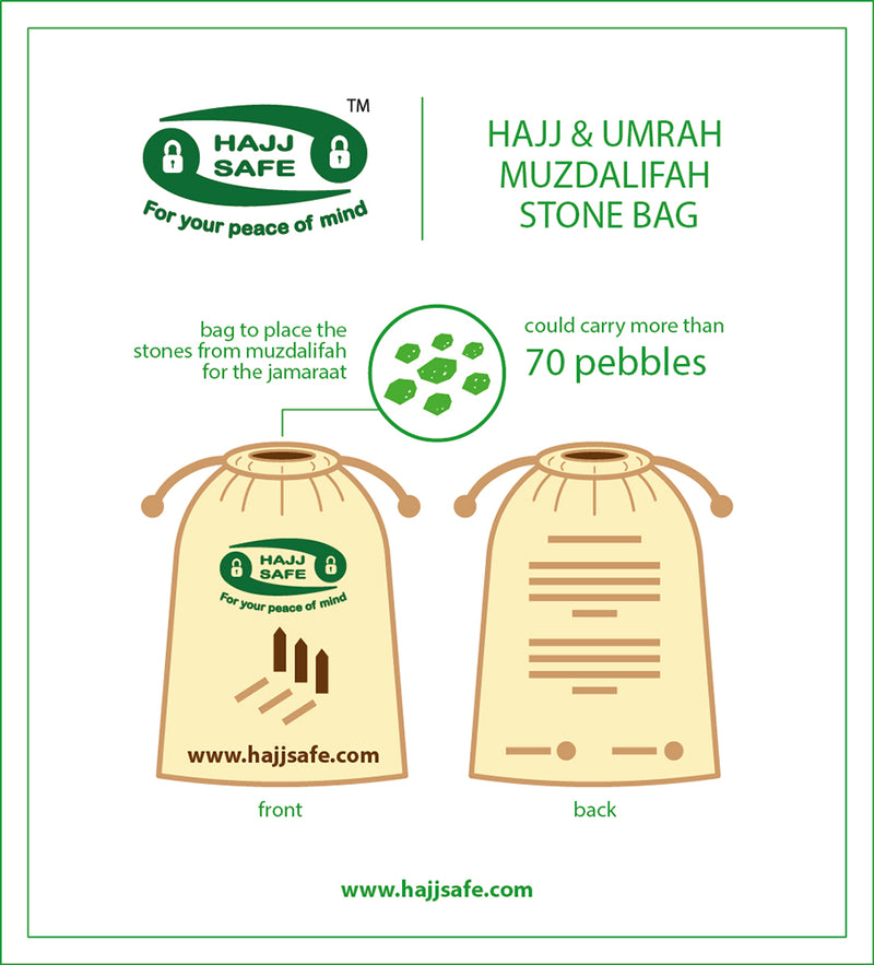 Hajj & Umrah Jamarat - Stone/Pebble Bag