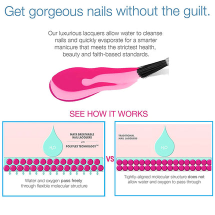 Sandy Beach Breathable Nail Polish, Halal Nail Polish, Fast-Drying