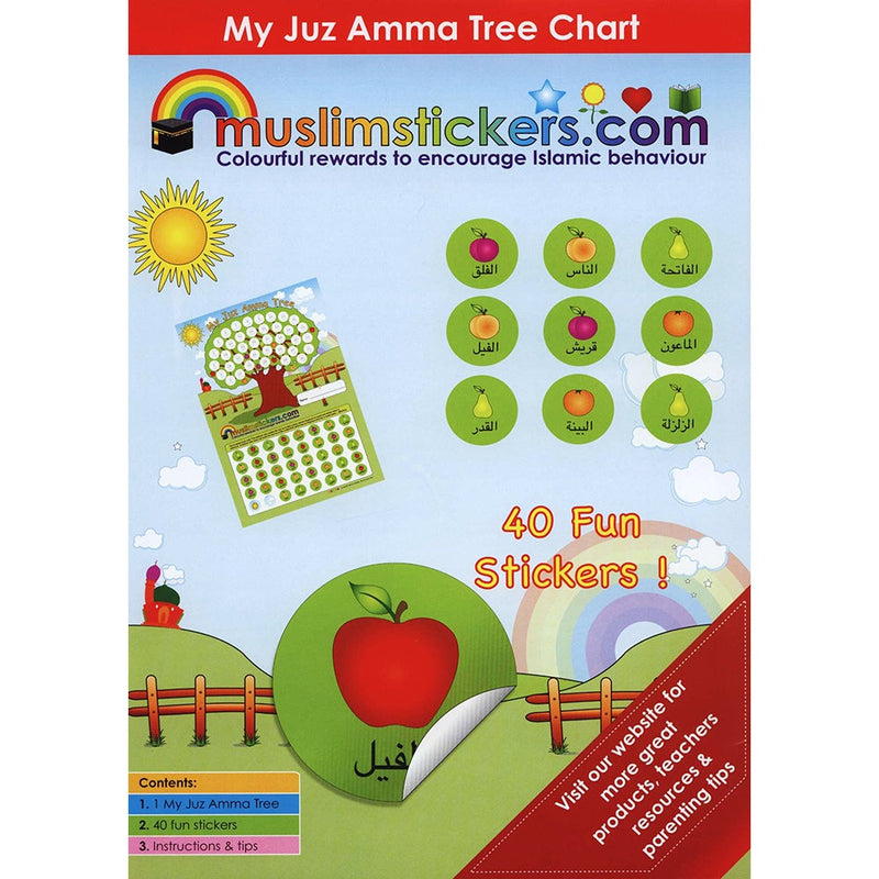 My Juz Amma Tree Chart (72 Stickers)