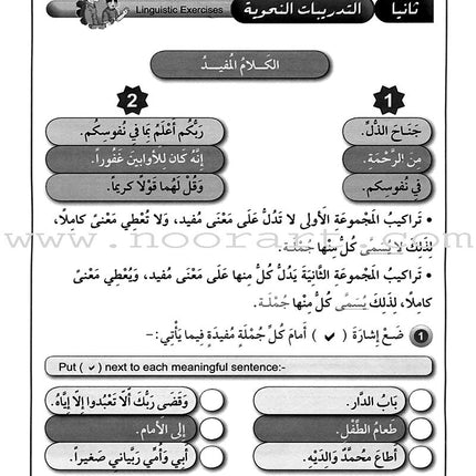 Horizons in the Arabic Language Workbook: Level 5 الآفاق في اللغة العربية كتاب التدريبات