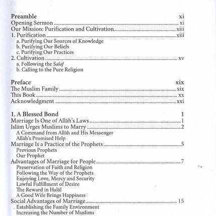 The Muslim Family: And He has put between you affection and mercy