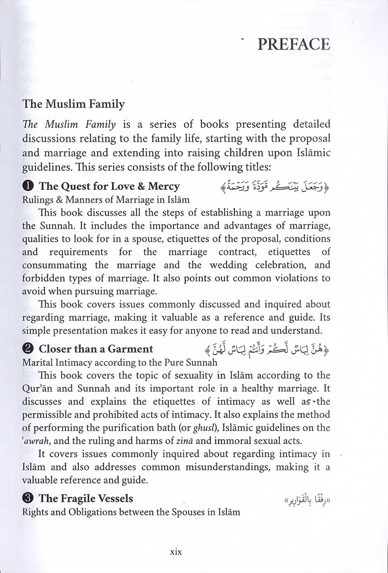 The Muslim Family: And He has put between you affection and mercy