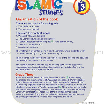 ICO Islamic Studies Teacher's Manual: Grade 3 (Light Edition)