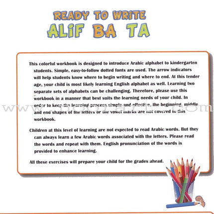 Ready to Write Alif Ba Ta