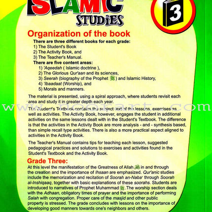 ICO Islamic Studies Textbook: Grade 3, Part 1 (With Access Code)