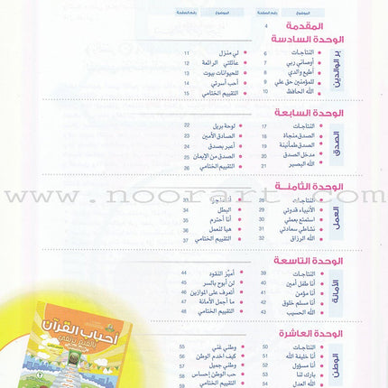 Ahbab Al-Quran (Friends of the Quran) Bil-Qiyam Nartaqi (With Values We Soar) Textbook: Level 2, Part 2 أحباب القران -بالقيم نرتقي