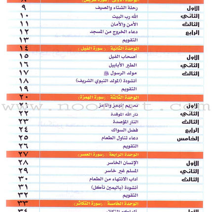 Qur'anic Kid's Club Curriculum - The Beloved of The Holy Qur'an: Level 1, Part 2 منهاج نادي الطفل القرآني أحباب القرآن