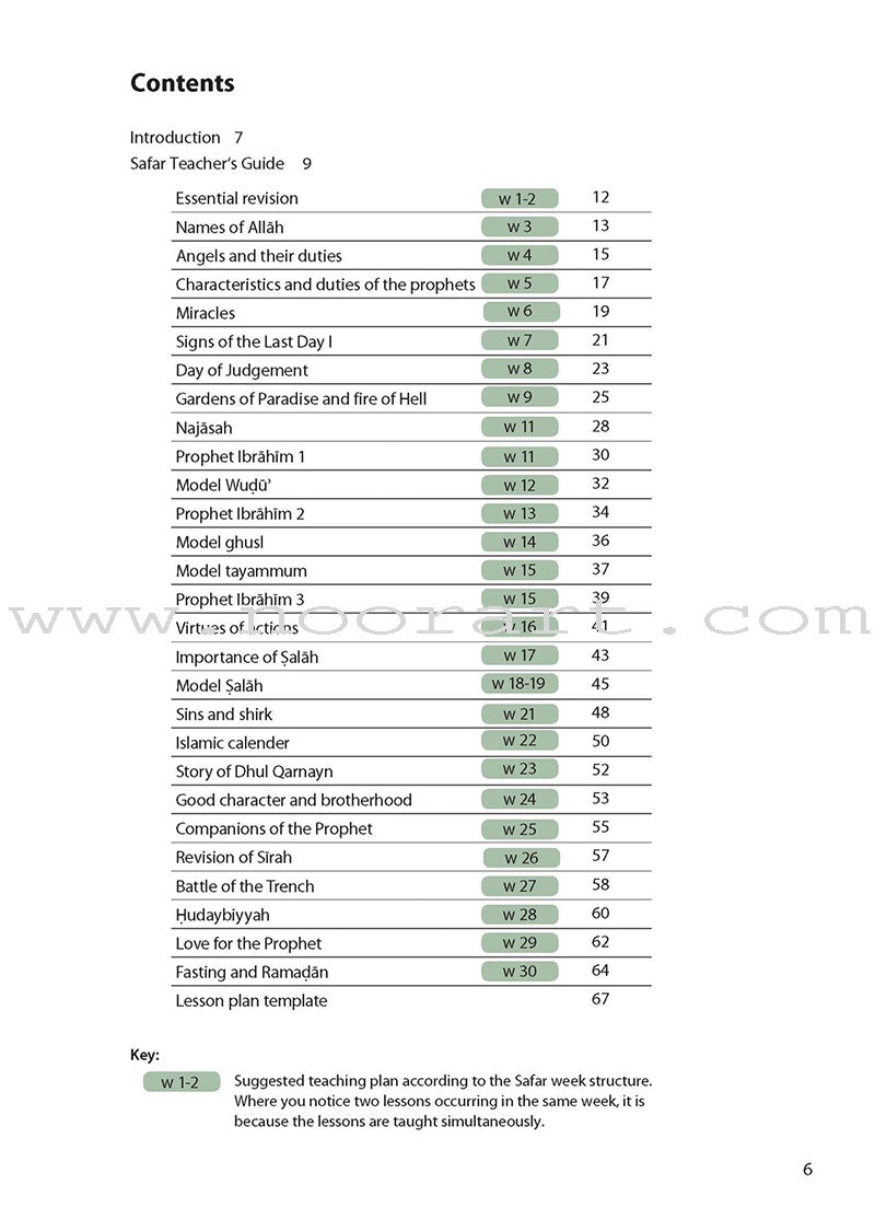 Safar Teacher's Guide for Islamic Studies: Level 4