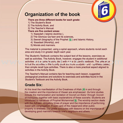 ICO Islamic Studies Workbook: Grade 6, Part 1