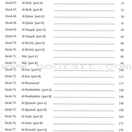 Juz' Tabarak - Part 29 of the Qur'an